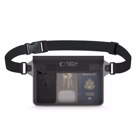 TECH-PROTECT UWP10 UNIVERSĀLS ŪDENSNECAURLAIDĪGS MACIŅŠ 10 INCH MELNS/CAURSPĪDĪGS