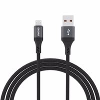Dudao L3SM USB-A - MicroUSB 3A 1.2m pīts kabelis - melns