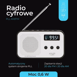 Adler AD 1907 – radiouztvērējs
