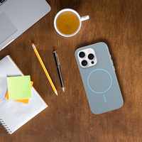 Spīdīgs magnētiskais apvalks saderīgs ar MagSafe IPHONE 16 PLUS piparmētru