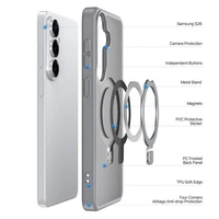 Korpuss Dux Ducis Yind Magnētiskais statīvs Samsung S942 S26 pelēks