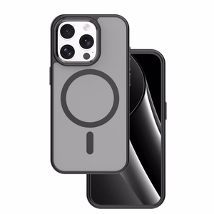 Frozen Magnētiskais viedtālruņa apvalks iPhone 15 Pro Max 6,7" melns