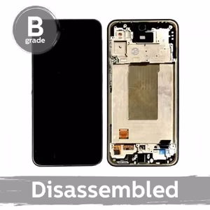 LCD ekrāns saderīgs ar Samsung A366 A36 5G ar rāmi / Lime / (9/10 izjaukts)