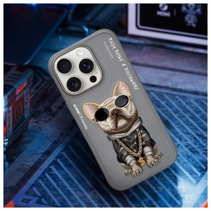 Nimmy Brilles Foršs Suns Viedtālruņa apvalks iPhone 16 Pro Max - pelēka