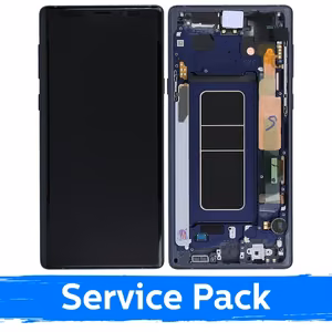 LCD Display Compatible With Samsung N960 Note 9 With Frame / Ocean Blue / (Service Pack)