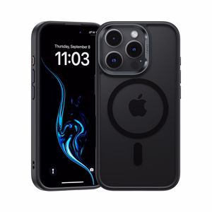 Benks Magnētiskais Mist viedtālruņa apvalks Metal Frame Iphone 16 Pro Max melns