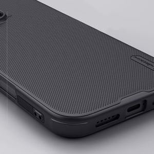 Nillkin Super Frosted Shield Pro vāciņš iPhone 16 Pro Max - melns