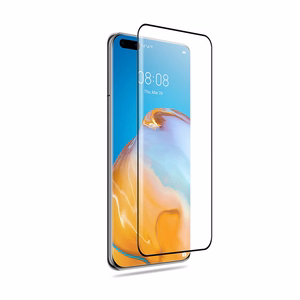 Crong 3D Armour Glass 9H rūdīta stikla aizsargs visam Huawei P40 Pro ekrānam ar uzstādīšanas rāmi