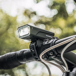 Rockbros 24510003001 priekšējais velosipēda lukturis 260 lm + USB-C - USB-A kabelis - melns