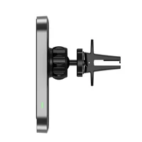 Tech-Protect CW19 MagSafe magnētiskais automašīnas turētājs ar 15W indukcijas lādētāju gaisa ventilācijai - melns