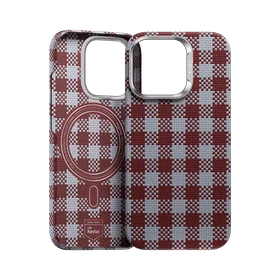 Benks magnētiskais Armor Vichy Kevlar apvalks (RF66) iPhone 16 Pro Max sarkans