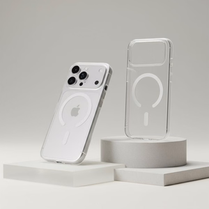Maciņš priekš iPhone 15 PRO MAX Forcell F-Protect Clear Hybrid Premium saderīgs ar Magsafe caurspīdīgs