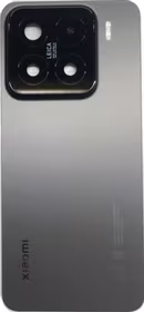 Aizmugurējais vāciņš priekš Xiaomi 15 Melns ar camera lens ORG