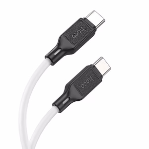 Cable USB C to USB C Hoco 3A 60W 1m X90 white