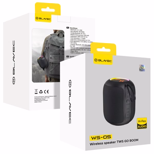 Blavec WS-05 Go Boom Портативная Bluetooth колонка TWS 5W — чёрный