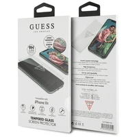 Guess Neredzamais Logotips Rūdītais stikls iPhone Xr