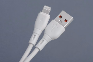 BLUE STAR ECO kabelis 2,4A USB A uz Lightning PJ68-24-2.4 1m balts