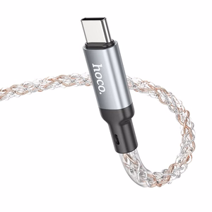 Кабель USB A to USB C Hoco 3A 1 м U112 серый