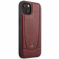 Mercedes MEHCP14MARMRE iPhone 14 Plus 6.7 "sarkans / sarkans cietais apvalks ādas Urban Bengale