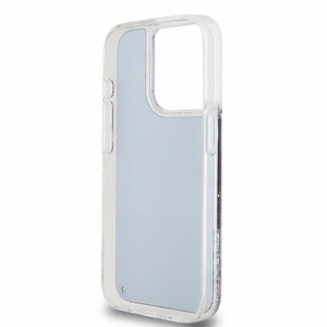 DKNY DKHCP15LLBNAEK iPhone 15 Pro6.1" melns maciņš Liquid Glitter Big Logo