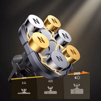 Automašīnas Turētājs Joyroom "JR-ZS311" Pelēks (magnētisks / gaisa reste)