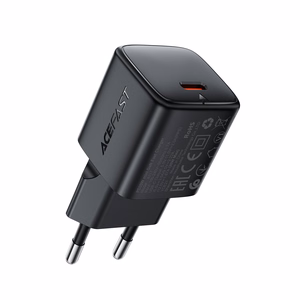 Lādētājs Acefast A117 20W GaN USB-C melns