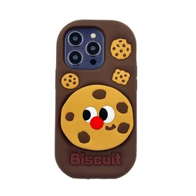 Maciņš 3D BISCUIT AR STATĪVU IPHONE 16