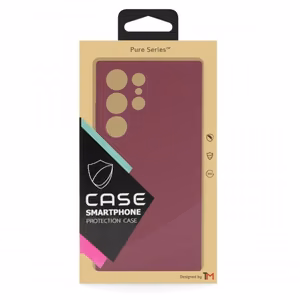 Phone Maciņš "TM Pure Silicone" priekš Apple iPhone 14 Pro Max / Plum / (Blister)