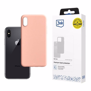 3mk Matēts Maciņš for Apple iPhone Xs Max - Matēts rozā
