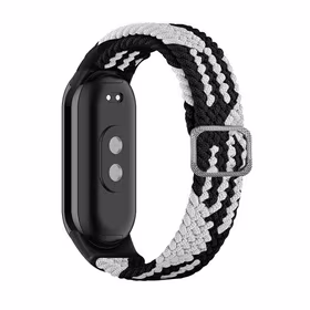 Beline Siksniņa Mi Band 9/8 Textile melns/balts