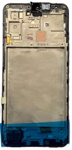 LCD screen Samsung A176 A17 5G ar touch screen un frame Melns original (service pack)