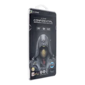 Aizsargstikls pilna pārklājuma ārkārtīgi stiprs privatuma aizsargs tempered stikls 9H - paredzēts iPhone 15 Pro Max (ar pilnu līmējumu)