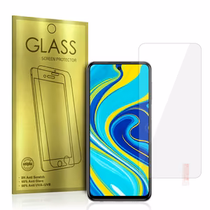 Glass Gold rūdīta stikla ekrāna aizsargs Xiaomi Redmi Note 9S / Note 9 Pro