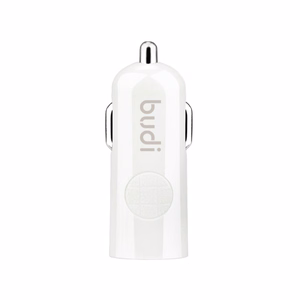 Budi BD062T automašīnas lādētājs ar 1 USB-A pieslēgvietu, ar LED indikatoru, ar USB-C kabeli
