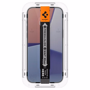 Spigen Glas.tR EZ Fit Privacy закалённое стекло для iPhone 15 Plus