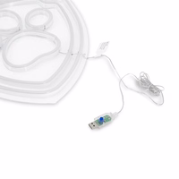 Hanging neon LED Paw Patrol on plexiglass - Paw OW-130246