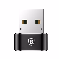 Baseus OTG adapteris mini USB-C – USB konvertētājs melns