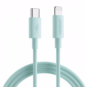 USB kabelis Joyroom S-1024M13 zaļš Type-C / Lightning 100cm (līdz 20W)