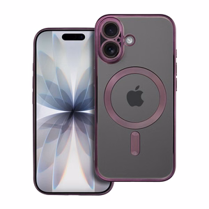 ELECTRO MAG COVER viedtālruņa apvalks ar MagSafe saderīgs IPHONE 17 violets