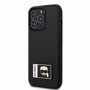 Karl Lagerfeld Ikonik Patch apvalks iPhone 13 Pro Max - melns