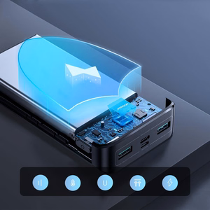 Внешний аккумулятор Joyroom (JR-QP192) 20000mAh (2xUSB; 1xUSB-C; 22.5W) чёрный