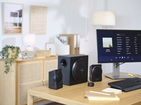 Trust Yuri speaker set 60 W Universal melns 2.1 channels 1-way 15 W