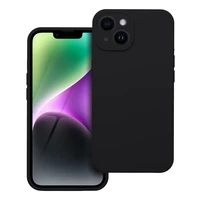Silikona viedtālruņa apvalks 2mm iPhone 14 melns