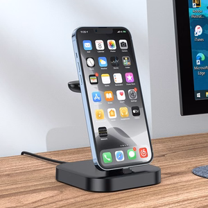 Wireless charging station Hoco (CW43) 3in 1 (15W MagSafe Compatible)