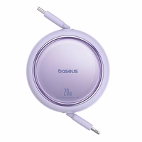 USB kabelis Baseus Free2Pull USB-C ar iP 20W 1m (violets)