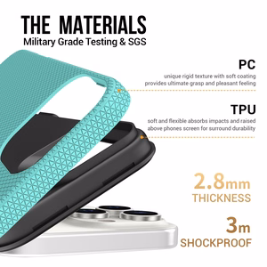 Perfectionists Trīsstūra mag koferis iPhone 15 Pro Max zaļš