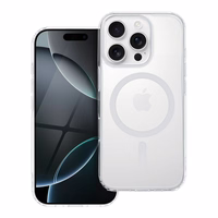 Viedtālruņa apvalks Drop Glue krāsains gredzenveida Mag Cover, ar MagSafe IPHONE 17, balts