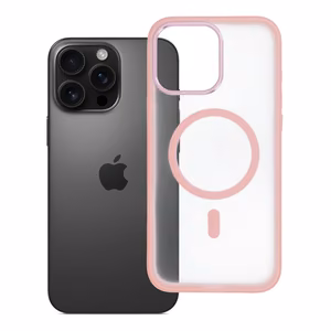 Maciņš iPhone 16 PRO MAX Flexline Mag Cover, saderīgs ar MagSafe, rozā