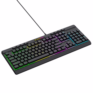 Wozinsky WKG-1044 Wired Backlit Membrane Gaming Keyboard - Black