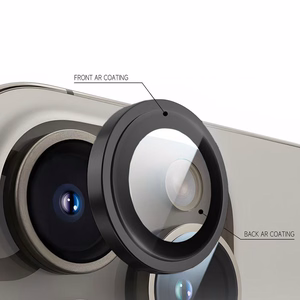 Tel Protect Titanium Lens 99% AR melnie rūdītie aizsargstikli Apple iPhone 18 Pro / 18 Pro Max kameras lēcām (3 gab.)